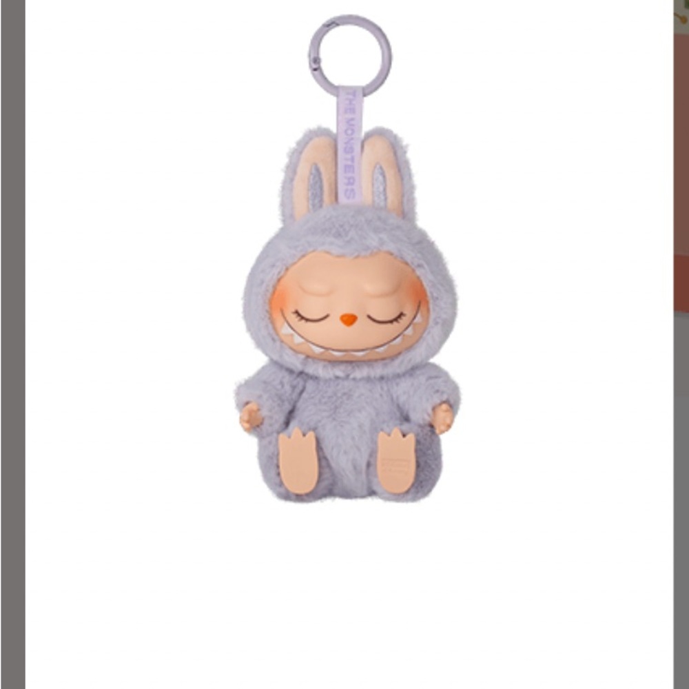 Have A Seat Labubu “ZiZi” Plush Keychain